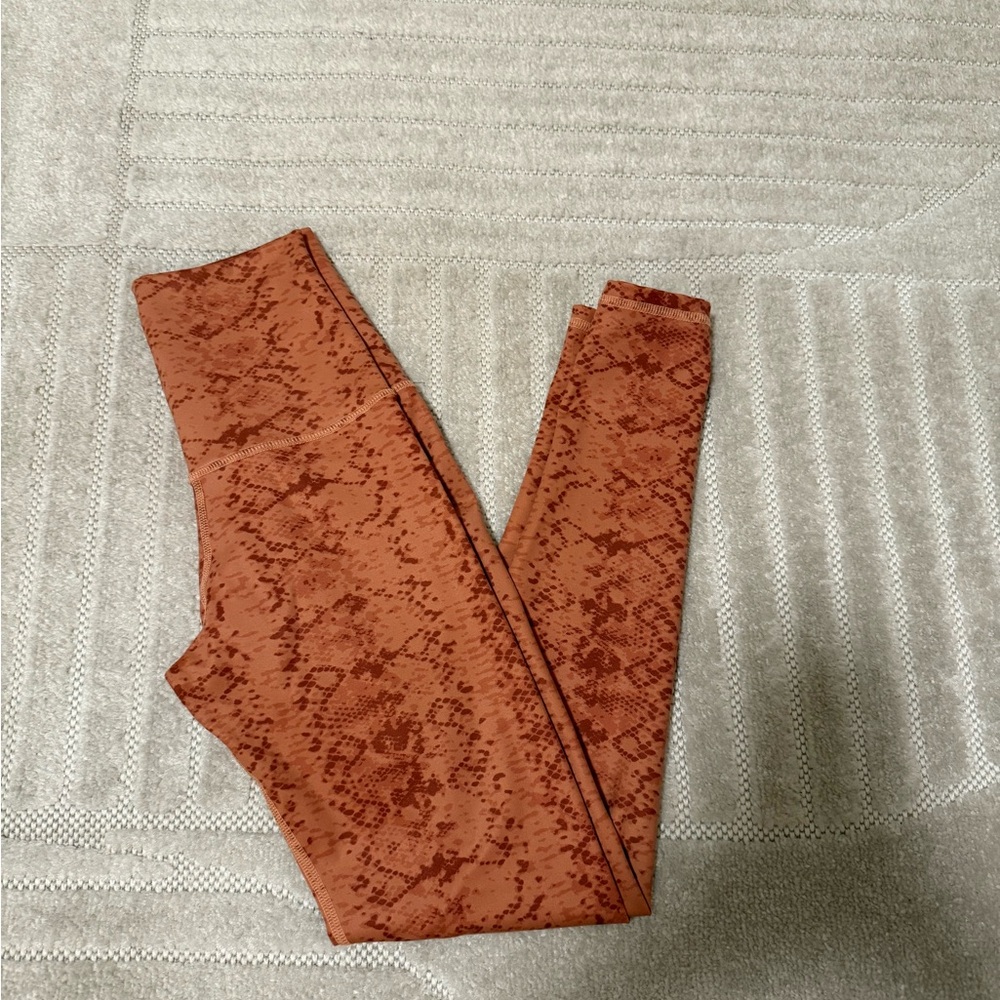 Barre3 Snake Print Leggings